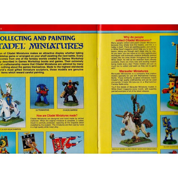 Games Workshop Catalog 1992 World of Hobby Games Warhammer Miniatures VG 1993 - Picture 6 of 10